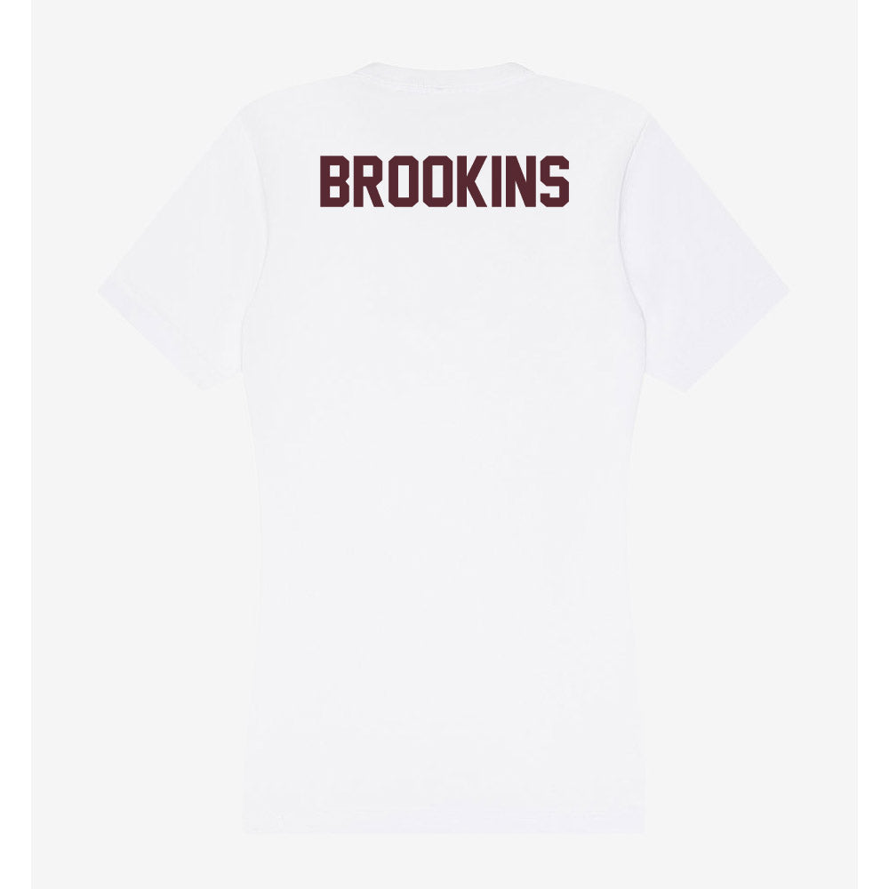 Texas State - NCAA Women's Track & Field : Sai Brookins - Women's V-Neck T-Shirt-1