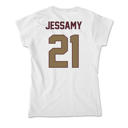Texas State - NCAA Men's Basketball : Ronald Jessamy - Soft Style Women’s T-Shirt-1
