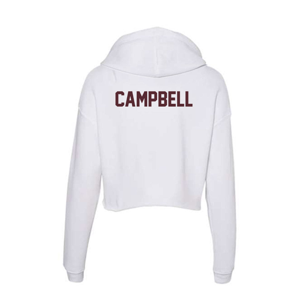Texas State - NCAA Cheerleading : Taylar Campbell - Women's Crop Fleece Hoodie-1