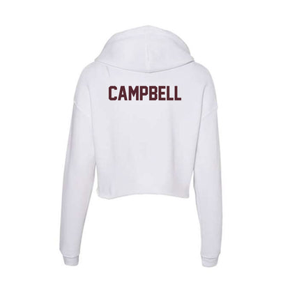 Texas State - NCAA Cheerleading : Taylar Campbell - Women's Crop Fleece Hoodie-1