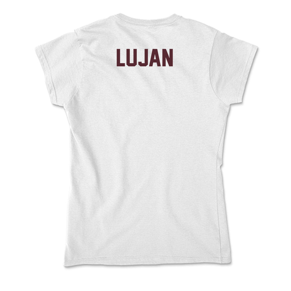 Texas State - NCAA Cheerleading : Gabriel Lujan - Soft Style Women’s T-Shirt-1