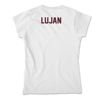 Texas State - NCAA Cheerleading : Gabriel Lujan - Soft Style Women’s T-Shirt-1