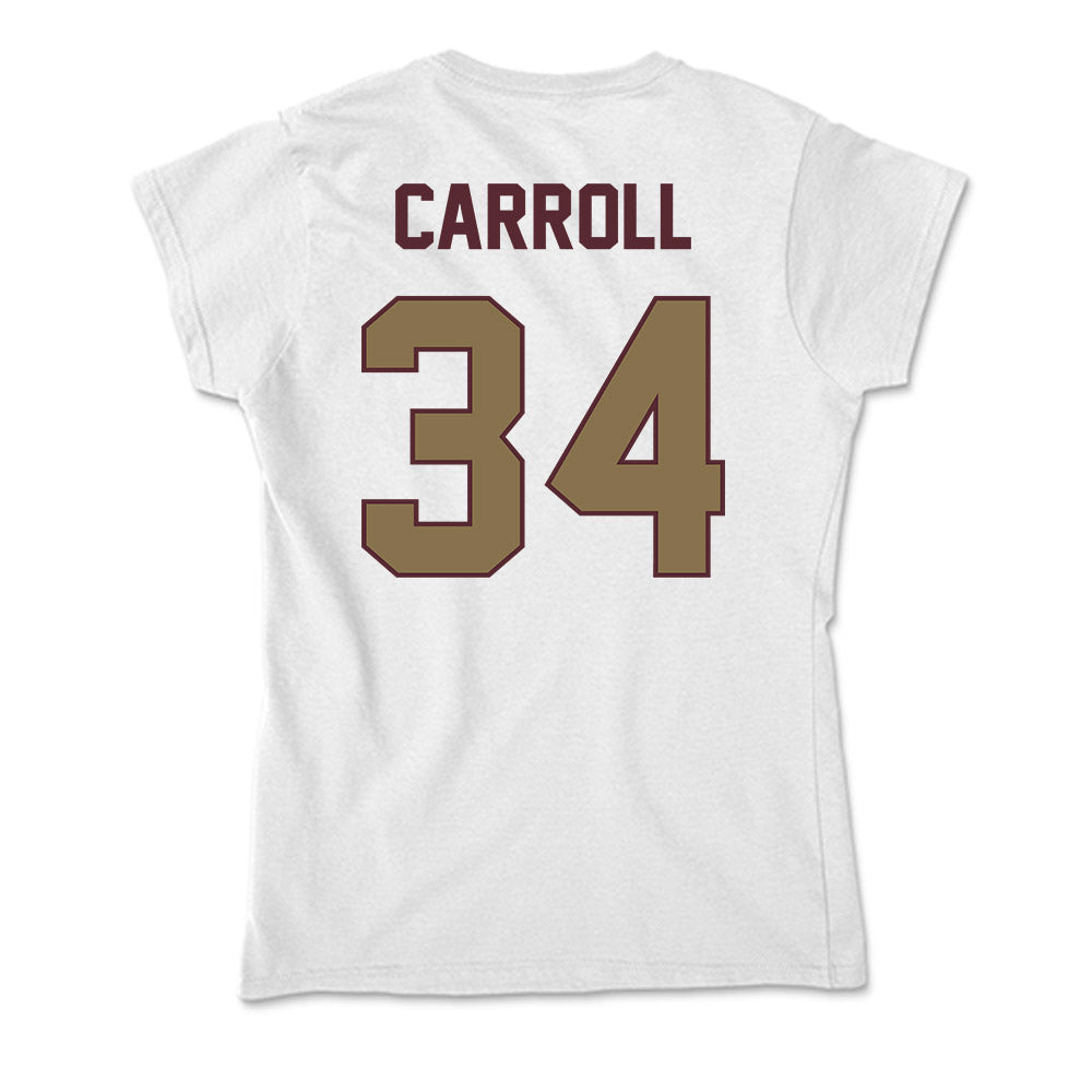 Texas State - NCAA Baseball : Coll Carroll - Soft Style Women’s T-Shirt-1