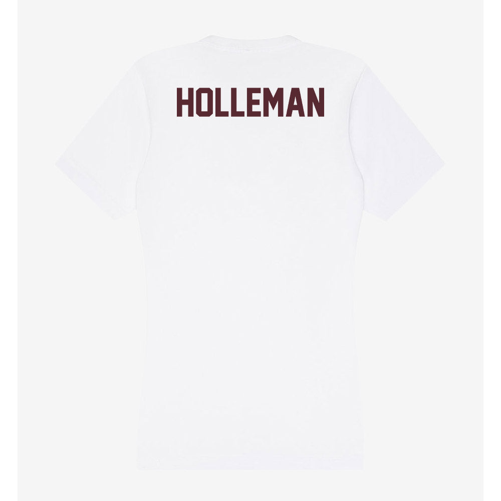 Texas State - NCAA Women's Track & Field : Kaurie Holleman - Women's V-Neck T-Shirt-1