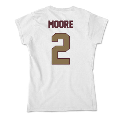 Texas State - NCAA Football : Trez Moore - Soft Style Women’s T-Shirt-1