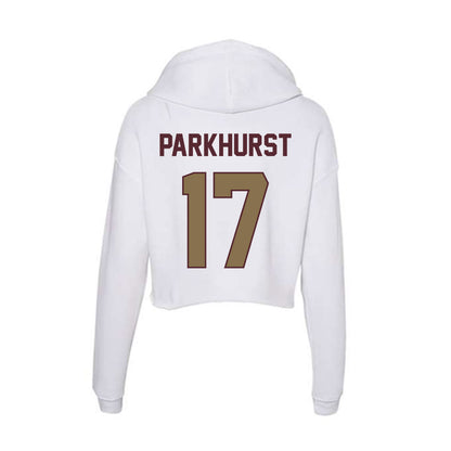 Texas State - NCAA Football : Gavin Parkhurst - Women's Crop Fleece Hoodie-1