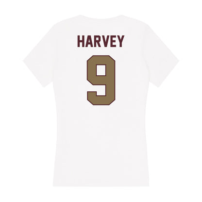 Texas State - NCAA Softball : Sydney Harvey - Women's V-Neck T-Shirt-1