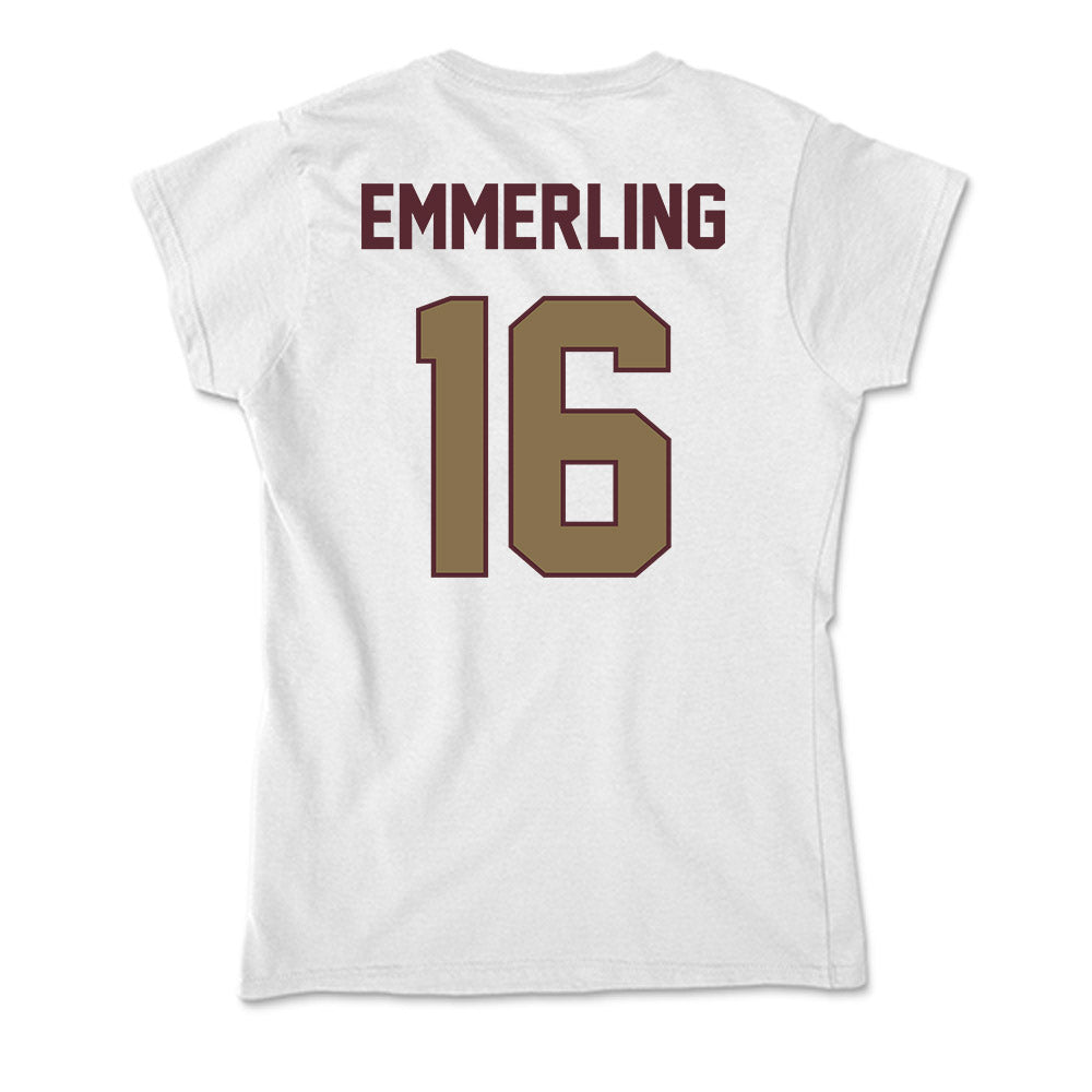 Texas State - NCAA Women's Volleyball : caelyn emmerling - Soft Style Women’s T-Shirt-1