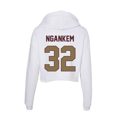 Texas State - NCAA Women's Soccer : Jenny Ngankem - Women's Crop Fleece Hoodie-1