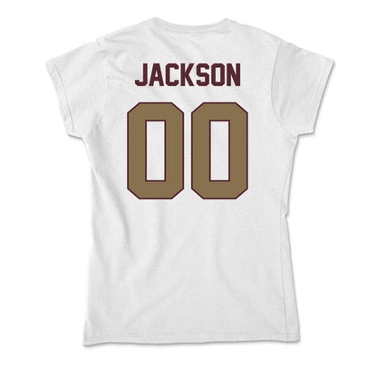 Texas State - NCAA Football : Davian Jackson - Soft Style Women’s T-Shirt-1