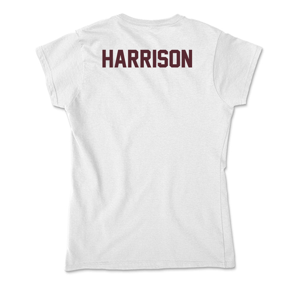 Texas State - NCAA Men's Track & Field : Ryder Harrison - Soft Style Women’s T-Shirt-1