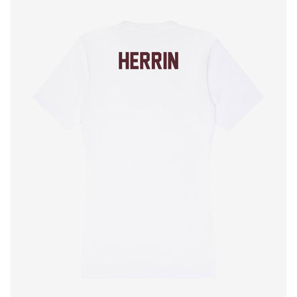 Texas State - NCAA Cheerleading : Madison Herrin - Women's V-Neck T-Shirt-1