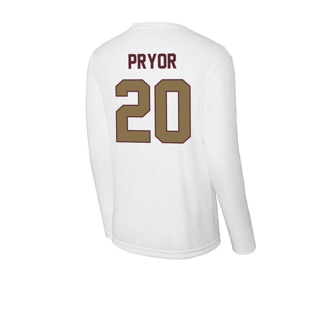 Texas State - NCAA Football : Cole Pryor - Activewear Long Sleeve T-Shirt-1