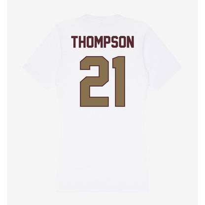 Texas State - NCAA Men's Basketball : Deke Thompson - Women's V-Neck T-Shirt-1