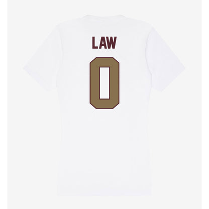 Texas State - NCAA Football : Jay Law - Women's V-Neck T-Shirt-1