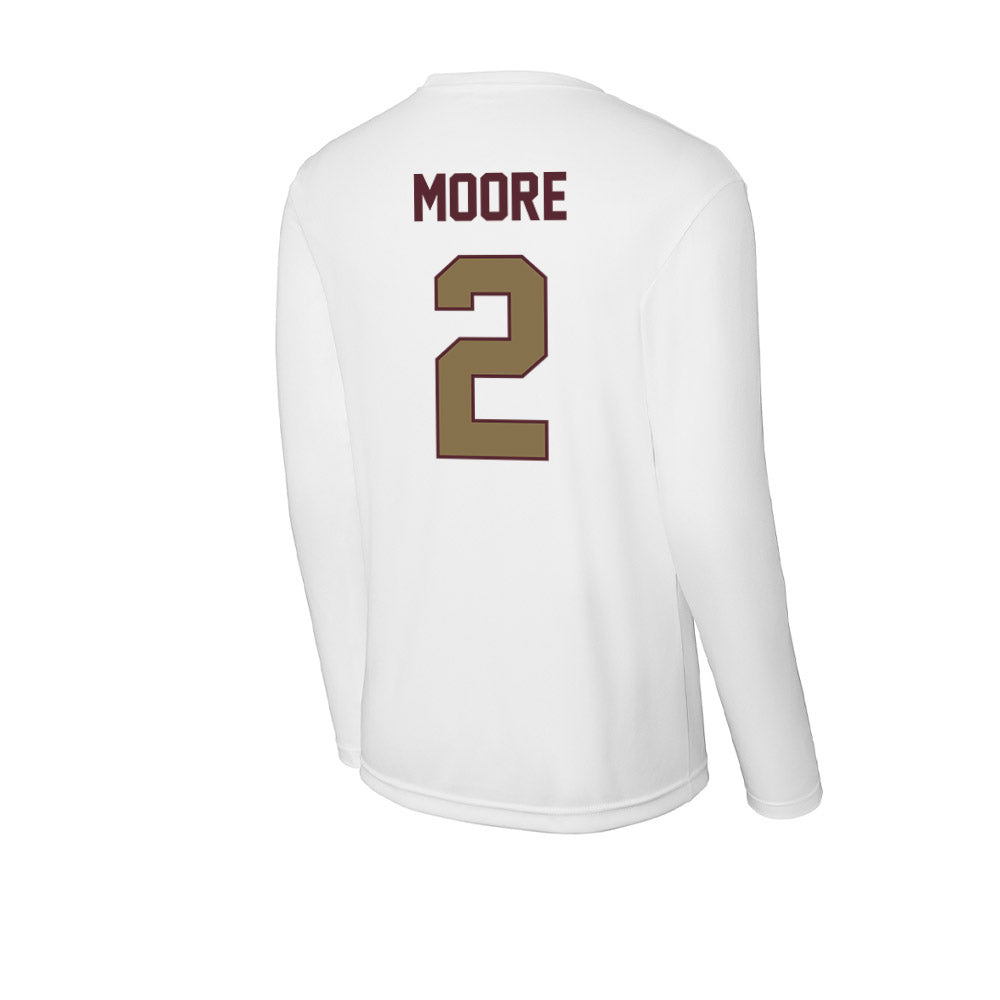 Texas State - NCAA Football : Trez Moore - Activewear Long Sleeve T-Shirt-1