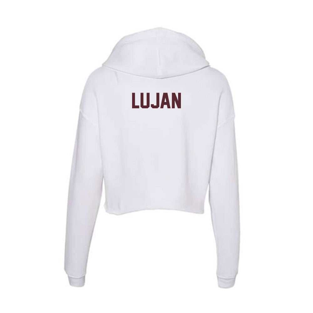 Texas State - NCAA Cheerleading : Gabriel Lujan - Women's Crop Fleece Hoodie-1