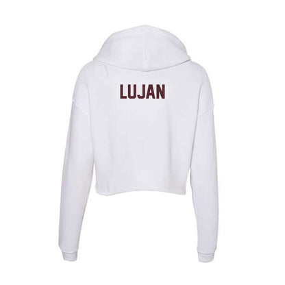 Texas State - NCAA Cheerleading : Gabriel Lujan - Women's Crop Fleece Hoodie-1