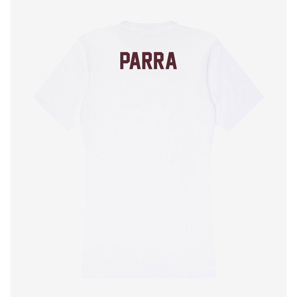Texas State - NCAA Men's Track & Field : Anthony Parra - Women's V-Neck T-Shirt-1