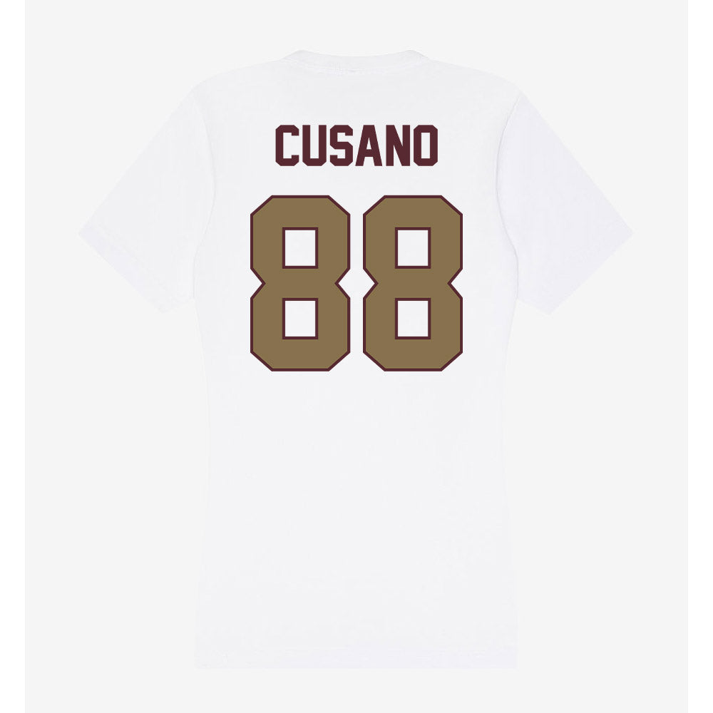 Texas State - NCAA Football : Tucker Cusano - Women's V-Neck T-Shirt-1