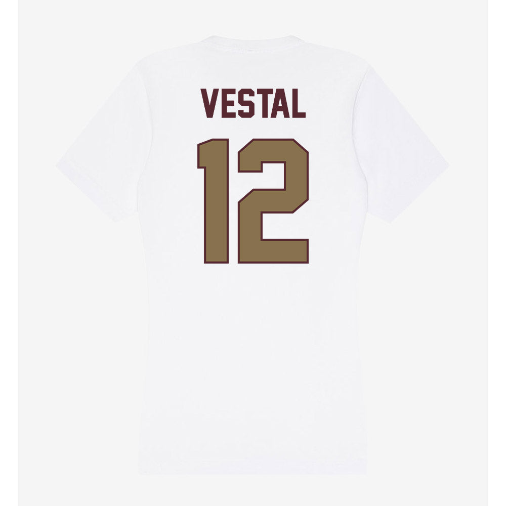 Texas State - NCAA Softball : Harley Vestal - Women's V-Neck T-Shirt-1