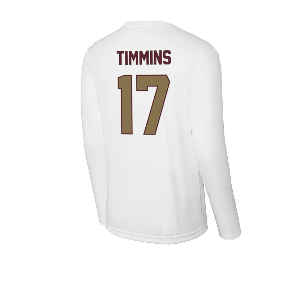 Texas State - NCAA Baseball : Braylen Timmins - Activewear Long Sleeve T-Shirt-1