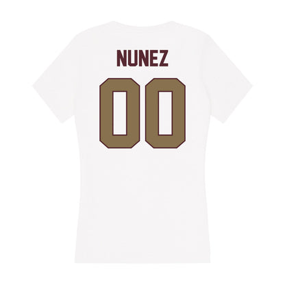 Texas State - NCAA Football : David Nunez - Women's V-Neck T-Shirt-1