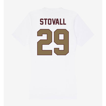 Texas State - NCAA Baseball : Kortland Stovall - Women's V-Neck T-Shirt-1