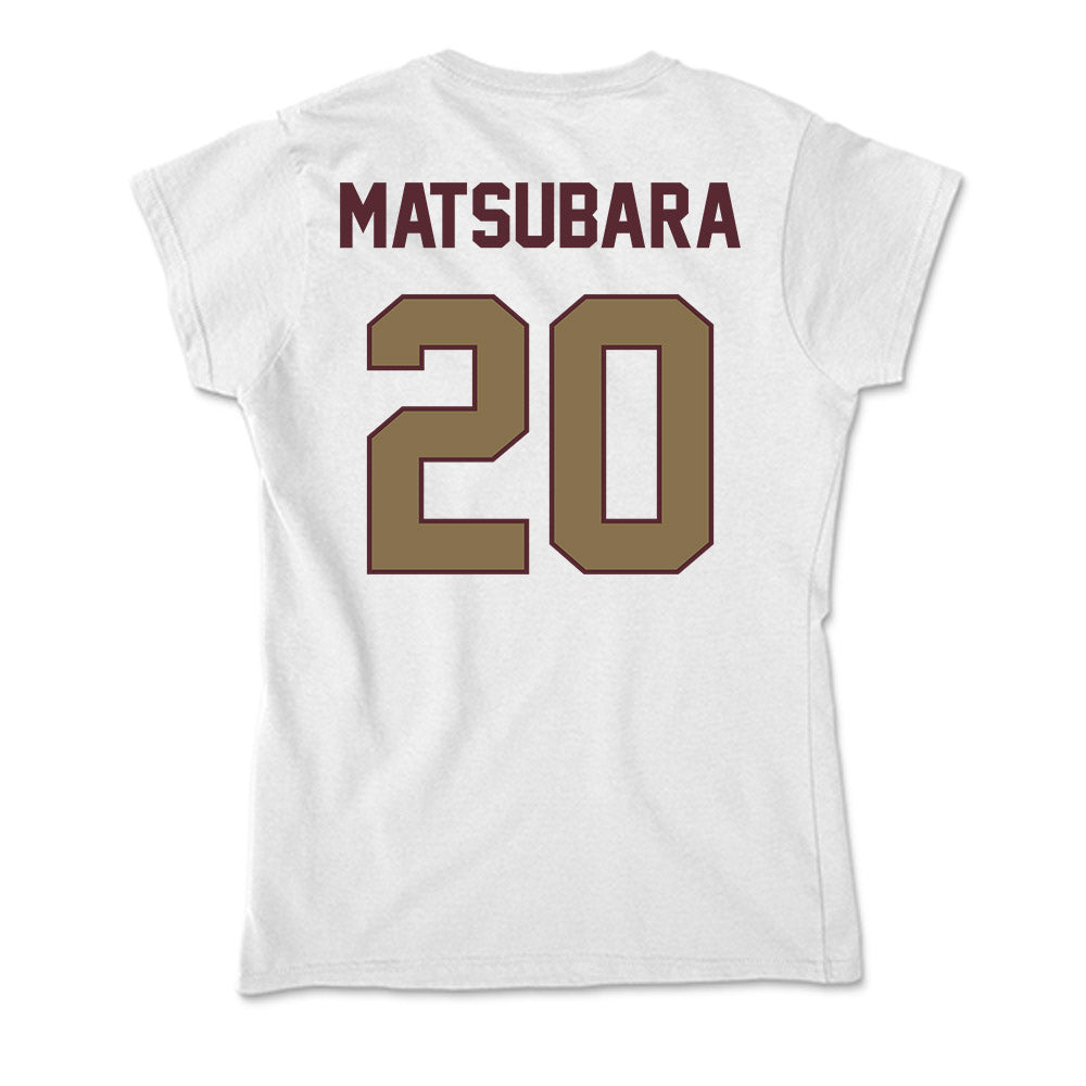 Texas State - NCAA Women's Soccer : Luna Matsubara - Soft Style Women’s T-Shirt-1