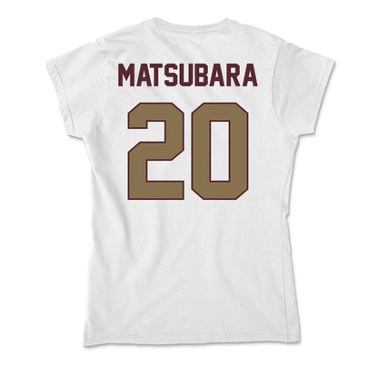 Texas State - NCAA Women's Soccer : Luna Matsubara - Soft Style Women’s T-Shirt-1