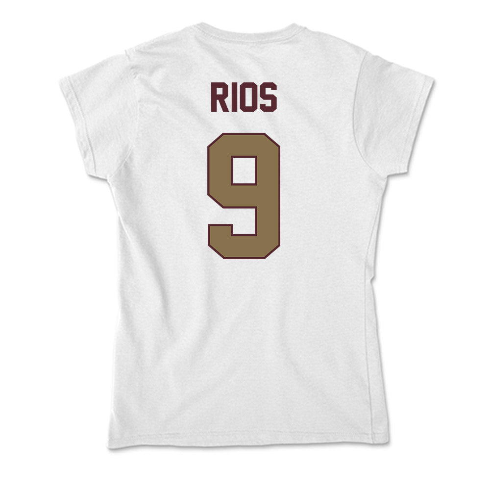 Texas State - NCAA Football : Jaden Rios - Soft Style Women’s T-Shirt-1