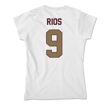 Texas State - NCAA Football : Jaden Rios - Soft Style Women’s T-Shirt-1