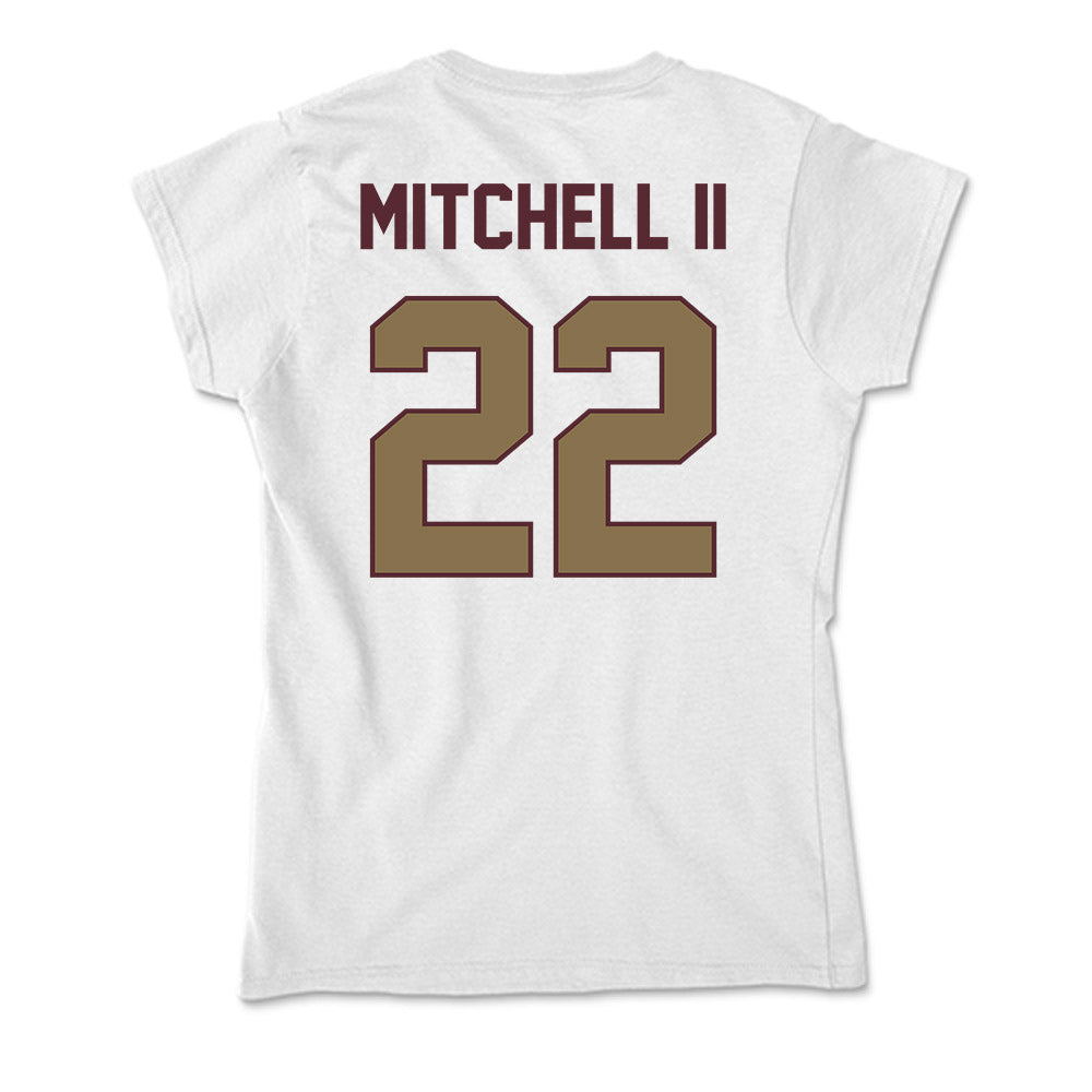 Texas State - NCAA Football : William Mitchell II - Soft Style Women’s T-Shirt-1