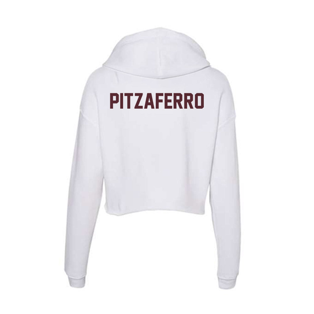 Texas State - NCAA Cheerleading : Alexis Pitzaferro - Women's Crop Fleece Hoodie-1