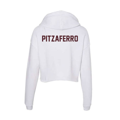 Texas State - NCAA Cheerleading : Alexis Pitzaferro - Women's Crop Fleece Hoodie-1