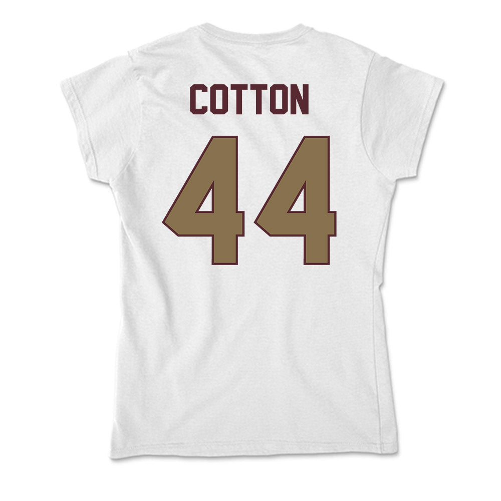 Texas State - NCAA Baseball : Jackson Cotton - Soft Style Women’s T-Shirt-1