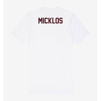 Texas State - NCAA Women's Track & Field : Addie Micklos - Women's V-Neck T-Shirt-1