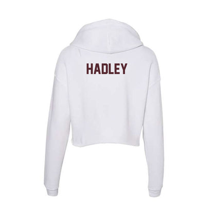 Texas State - NCAA Cheerleading : Lyndi Hadley - Women's Crop Fleece Hoodie-1