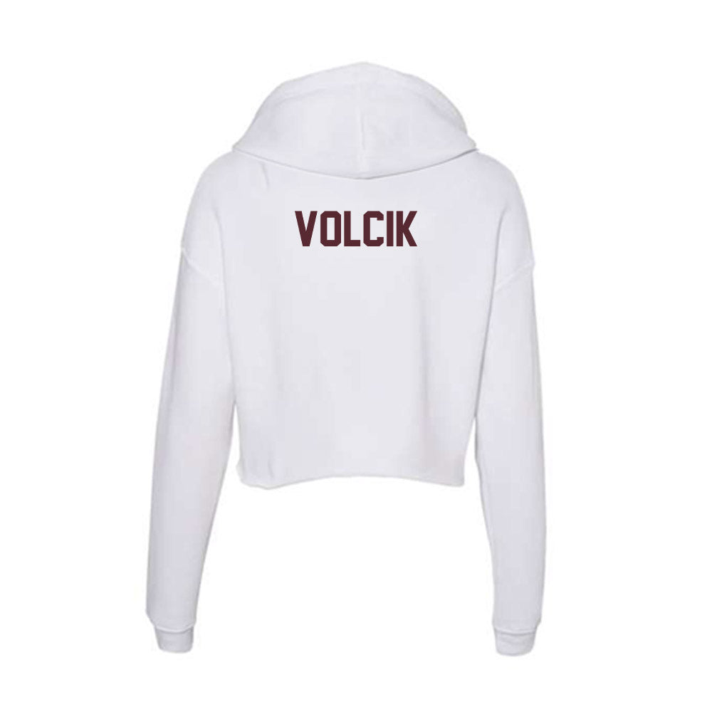 Texas State - NCAA Cheerleading : Reagan Volcik - Women's Crop Fleece Hoodie-1