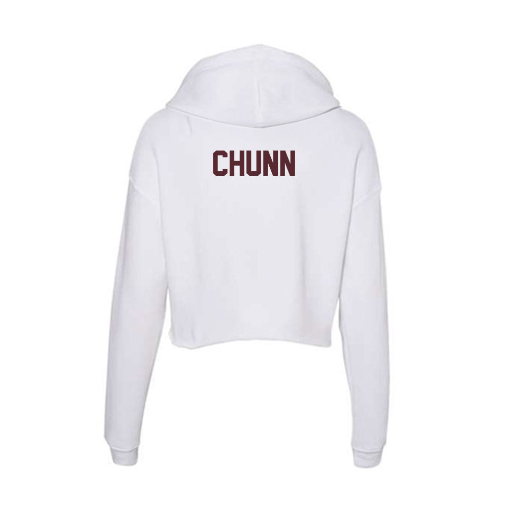Texas State - NCAA Cheerleading : Hannah Chunn - Women's Crop Fleece Hoodie-1