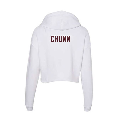Texas State - NCAA Cheerleading : Hannah Chunn - Women's Crop Fleece Hoodie-1