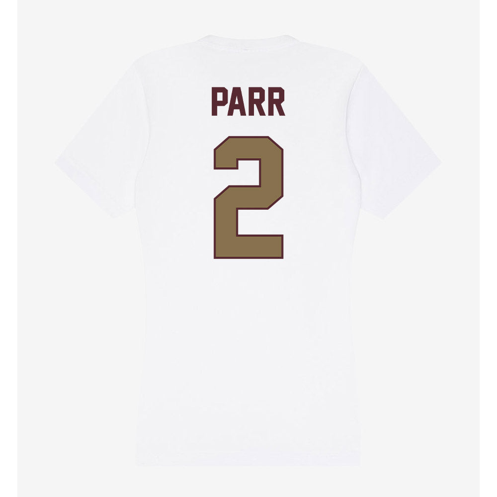 Texas State - NCAA Women's Basketball : KP Parr - Women's V-Neck T-Shirt-1
