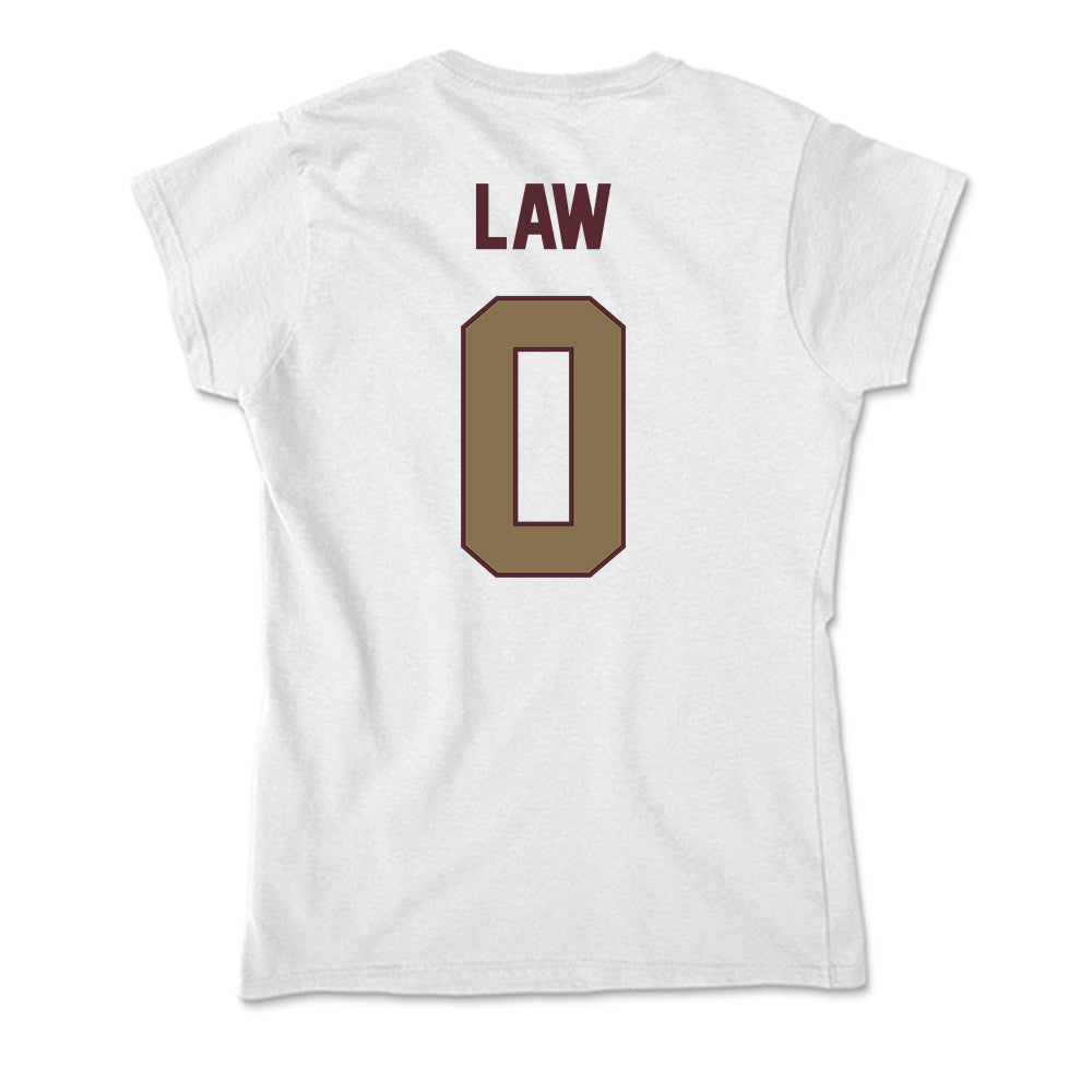 Texas State - NCAA Football : Jay Law - Soft Style Women’s T-Shirt-1