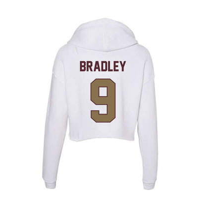 Texas State - NCAA Football : Jayden Bradley - Women's Crop Fleece Hooded Sweatshirt-1