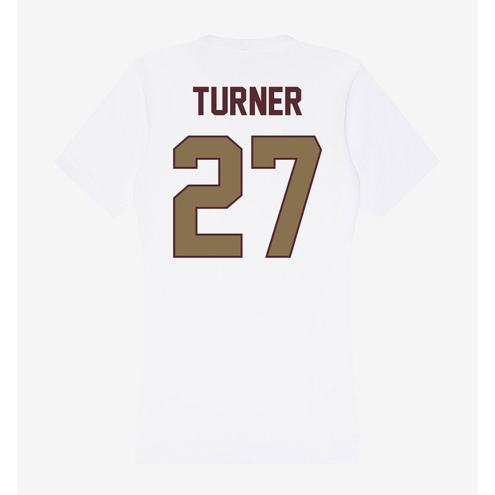 Texas State - NCAA Baseball : Trevyn Turner - Women's V-Neck T-Shirt-1
