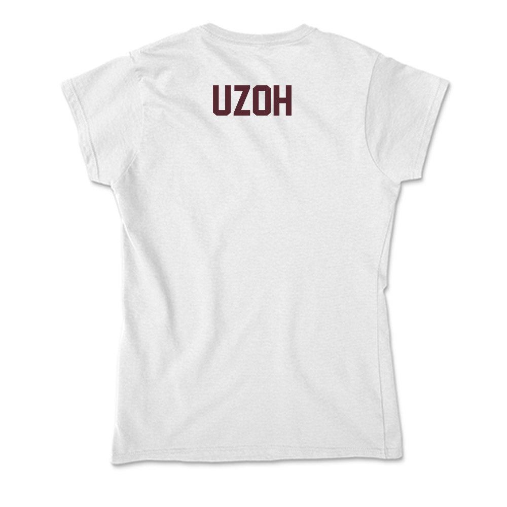 Texas State - NCAA Women's Track & Field : Chinenye Uzoh - Soft Style Women’s T-Shirt-1