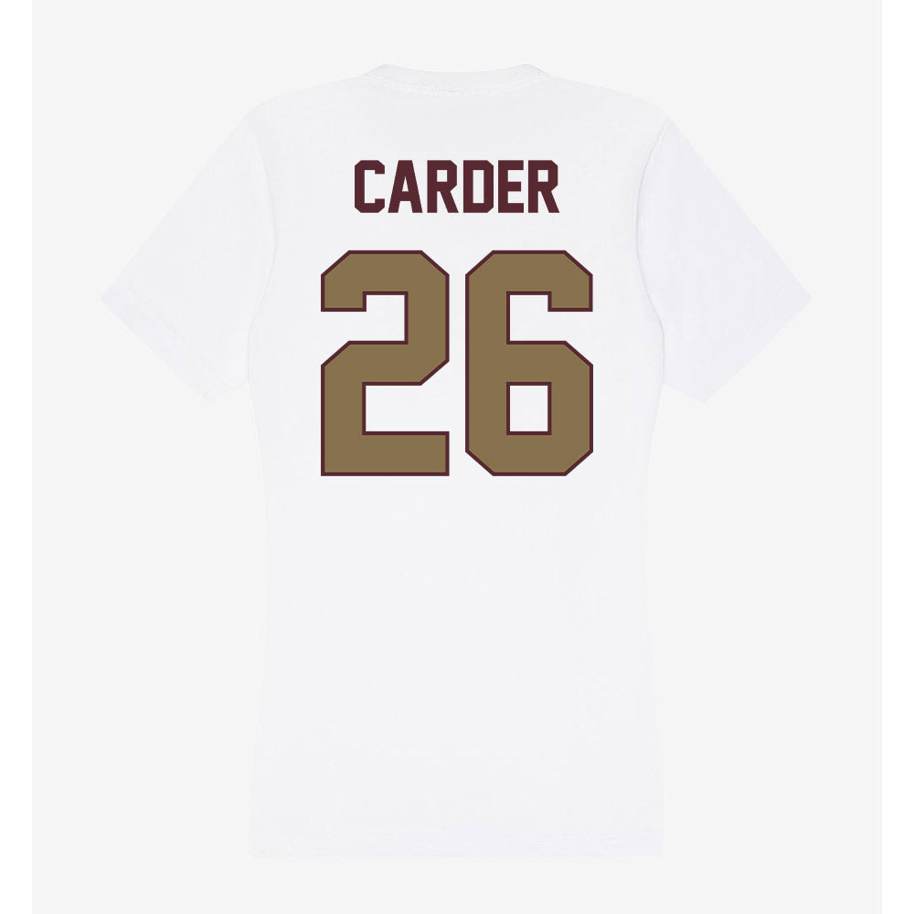 Texas State - NCAA Softball : Haley Carder - Women's V-Neck T-Shirt-1