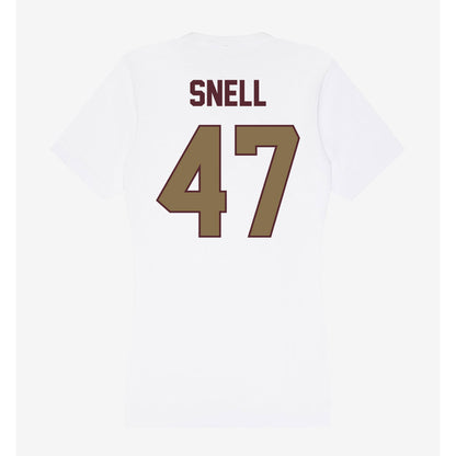 Texas State - NCAA Football : Darian Snell - Women's V-Neck T-Shirt-1