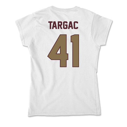 Texas State - NCAA Baseball : Titan Targac - Soft Style Women’s T-Shirt-1