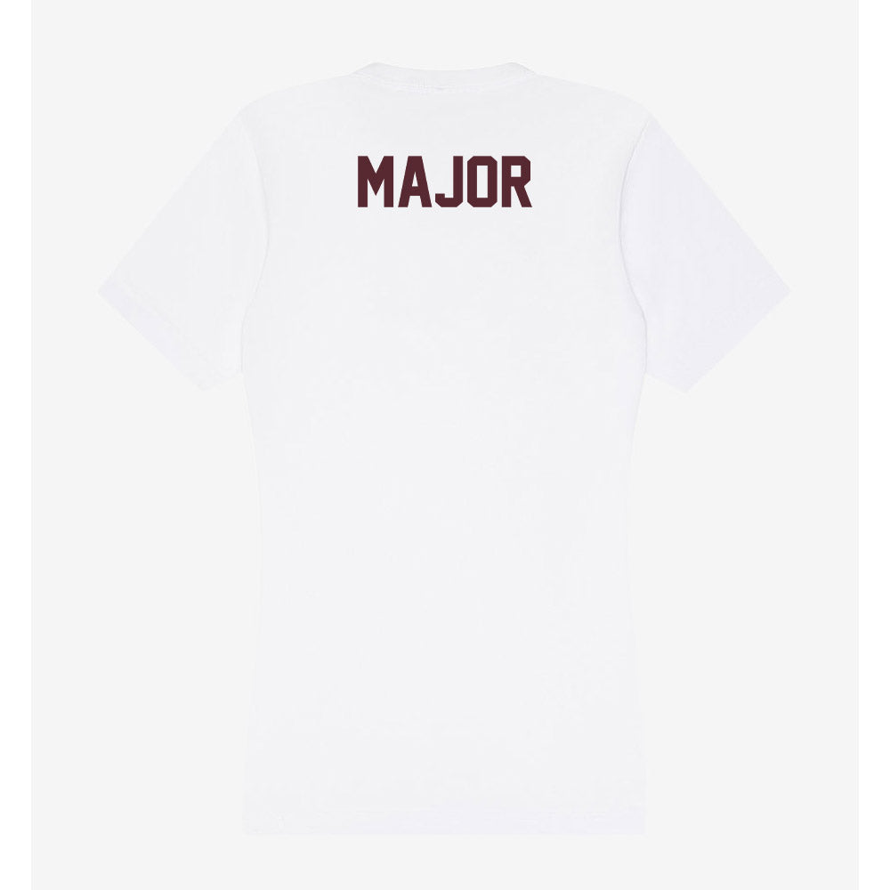 Texas State - NCAA Men's Track & Field : Tanner Major - Women's V-Neck T-Shirt-1